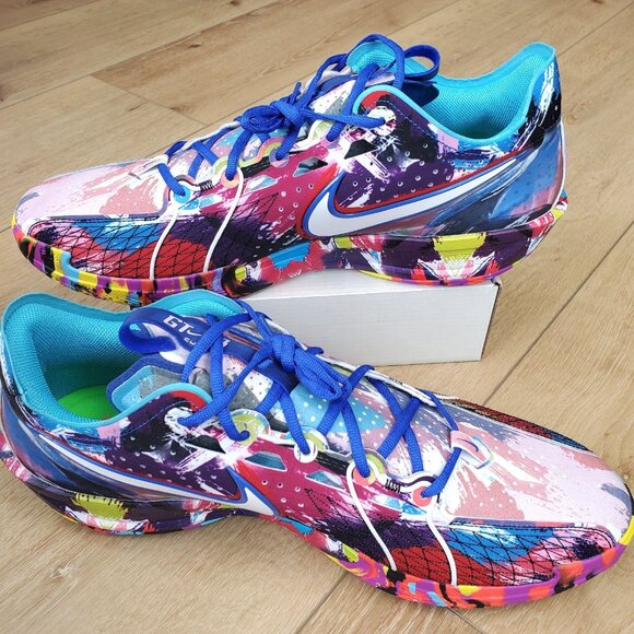 Nike Air Zoom GT Cut 3 Mens Sneakers Jewell Loyd Paint Size 18 IF2523-100 Collab main image 4